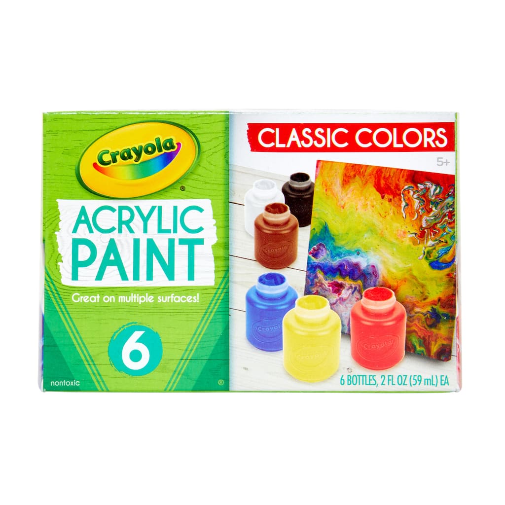 Crayola Acrylic Paint 6ct Michaels